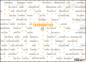 map of Terpoorten