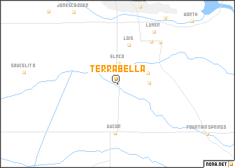 map of Terra Bella