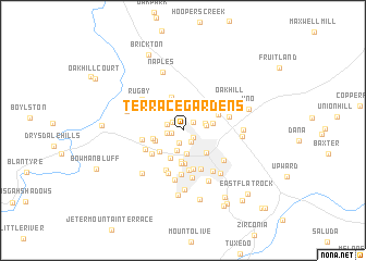 map of Terrace Gardens