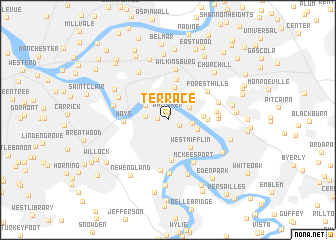 map of Terrace