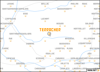 map of Terracher