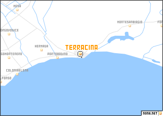 map of Terracina