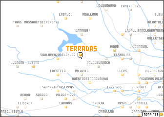 map of Terradas