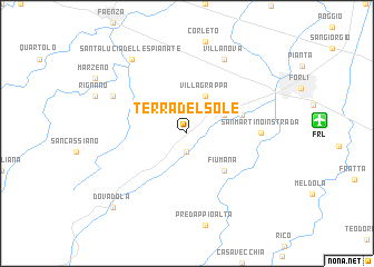 map of Terra del Sole