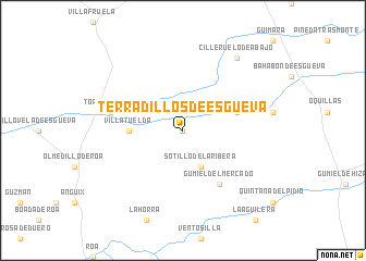 map of Terradillos de Esgueva