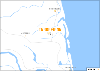 map of Terra Firme