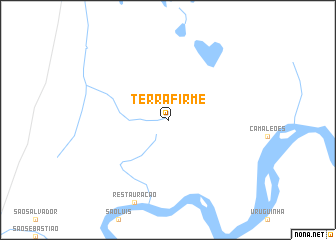 map of Terra Firme