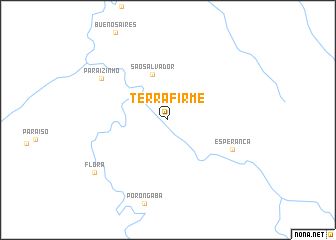 map of Terra Firme