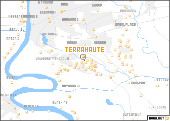 map of Terra Haute