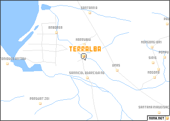 map of Terralba