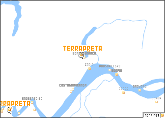 map of Terra Preta