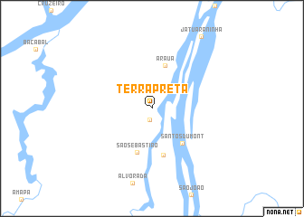 map of Terra Preta