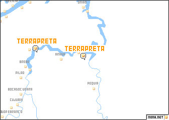 map of Terra Preta