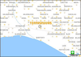 map of Terras Ruivas