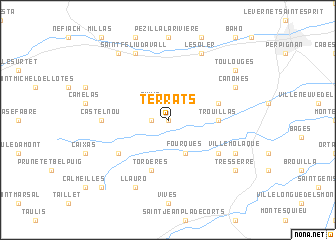 map of Terrats