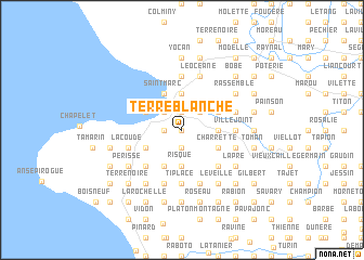 map of Terre Blanche