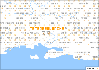 map of Terre Blanche