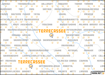 map of Terre Cassée