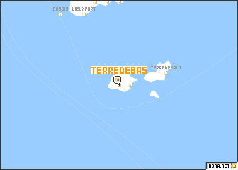 map of Terre-de-Bas