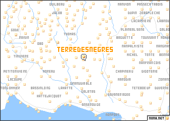 map of Terre des Nègres