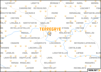 map of Terregaye