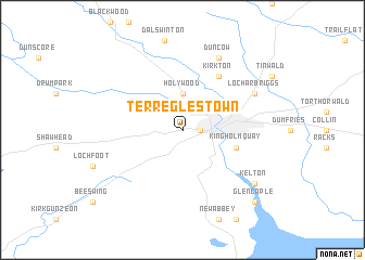 map of Terreglestown