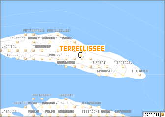 map of Terre Glissée