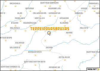 Bruxas - Portugal Num Mapa