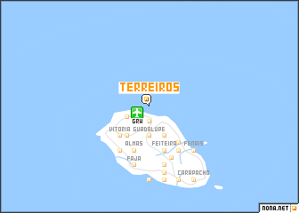 map of Terreiros