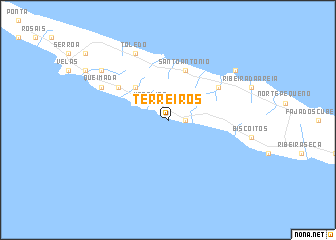 map of Terreiros