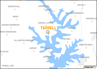 map of Terrell