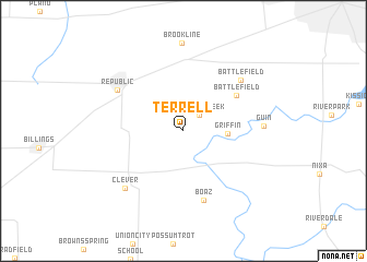 map of Terrell