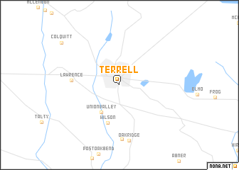 map of Terrell