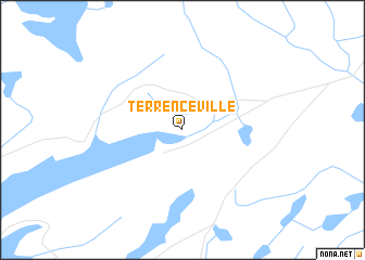 map of Terrenceville