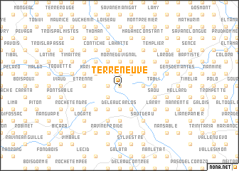map of Terre Neuve