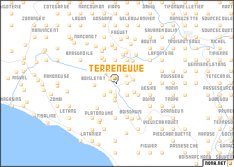 map of Terre Neuve