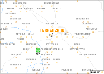 map of Terrenzano