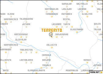 map of Terrerito