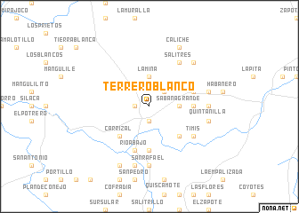 map of Terrero Blanco