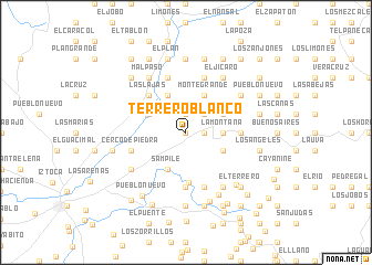 map of Terrero Blanco