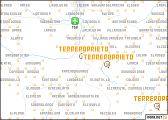 map of Terrero Prieto