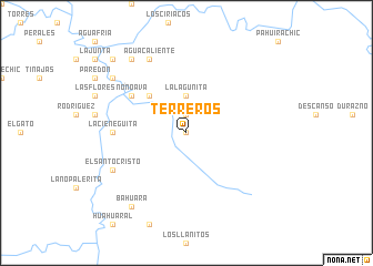 map of Terreros