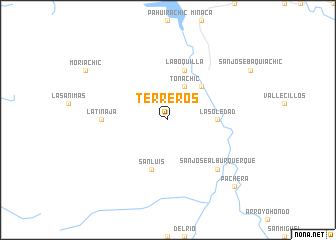 map of Terreros