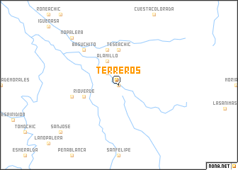 map of Terreros