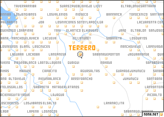 map of Terrero