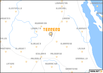 map of Terrero