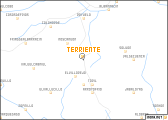 map of Terriente