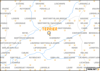 map of Terrier