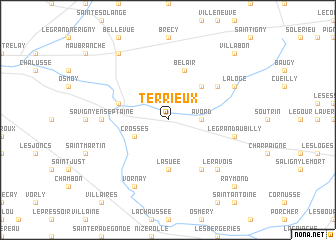 map of Terrieux