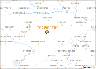 map of Terrington